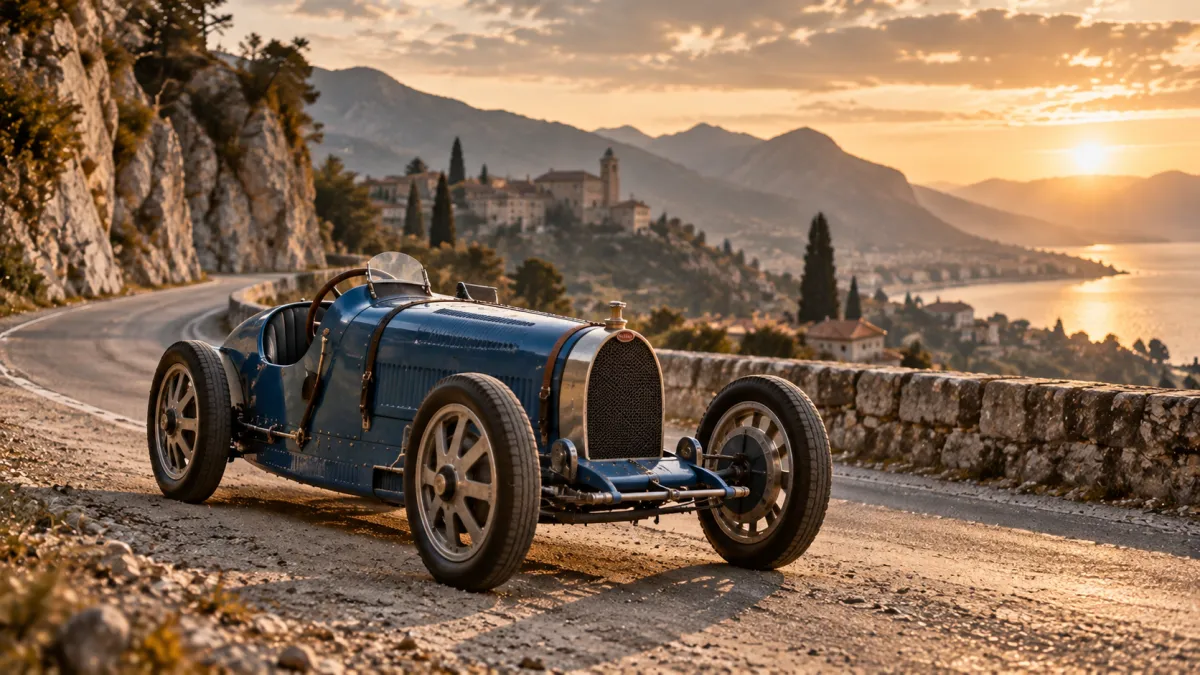 KI Image Generiert Bugatti Type 35